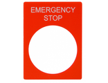 Табличка маркировочная STOP красная