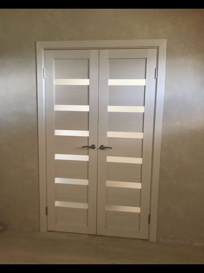 OPTIMA PORTE/ TURIN 507. ЯСЕНЬ ПЕРЛАМУТРОВЫЙ/ СТЕКЛО САТИН СВЕТЛОЕ