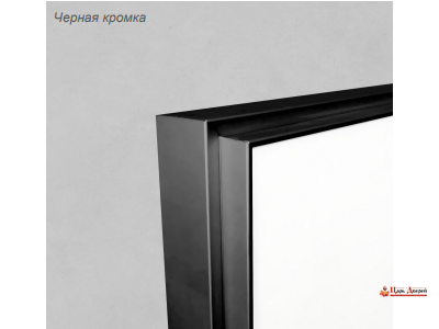 Дверь невидимка универсальная 57 мм скрытого монтажа правая (чёрная кромка)