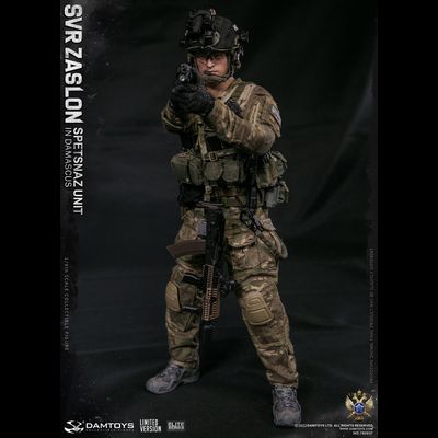 Российский спецназ СВР "Заслон" в Сирии (лимитированная версия) - КОЛЛЕКЦИОННАЯ ФИГУРКА 1/6 RUSSIAN SVR ZASLON IN DAMASCUS LIMITED VERSION (78093F) - DAMTOYS