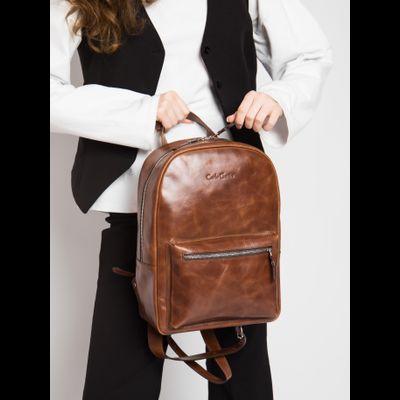 Женский кожаный рюкзак Albiate cognac (арт. 3103-03)