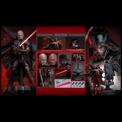 Дарт Вейдер в бою (Звездные Войны, Star Wars) - Коллекционная фигурка 1/6 Darth Vader Battle Damaged (Deluxe Version) (DX45) - Hot Toys