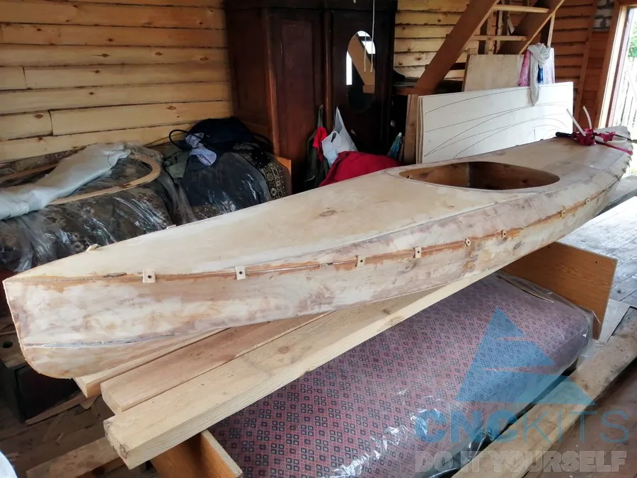 постройка лодки-каяка фото 16