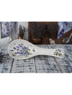 ПОДСТАВКА ПОД ЛОЖКУ "ПРОВАНС ЛАВАНДА" 25*9*3 СМ