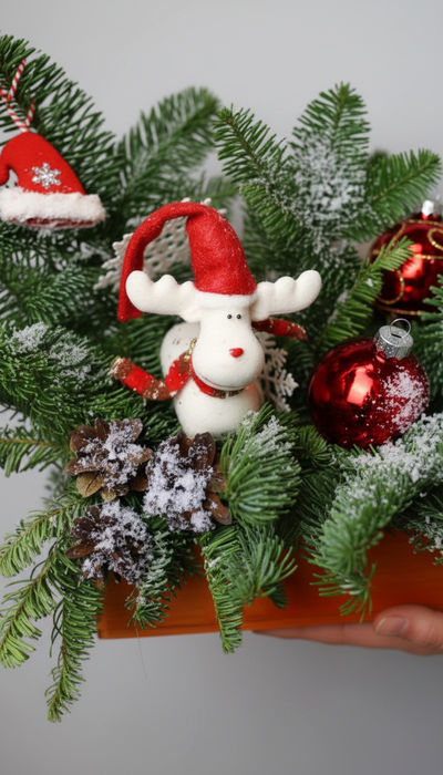 Новогодняя композиция № 1124