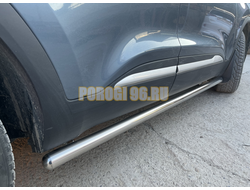 Защита штатного порога труба Папа Тюнинг d53 для Chery Tiggo 4 2024-