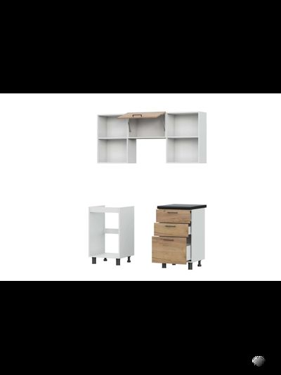 Аризона 1,6 м кухонный гарнитур Дуб золотой