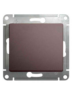 Выключатель одноклавишный перекрестный Schneider Electric Glossa GSL001271 Platinum