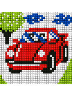 Мини набор Алмазной мозаики Порше-10х10см.