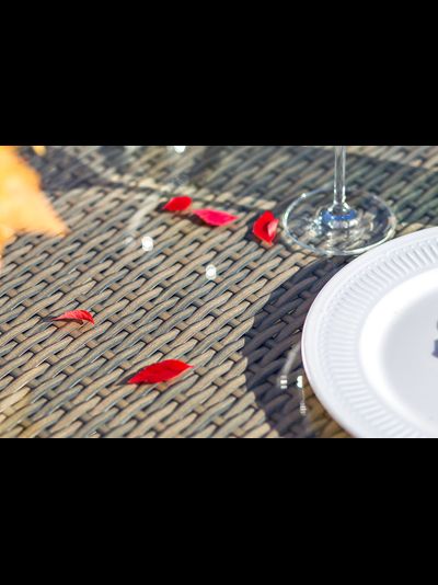 Обеденная группа из искусственного ротанга ROME