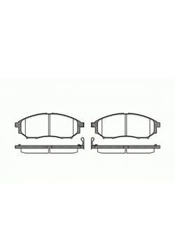 Передние колодки HSB для Ниссан Кашкай +2