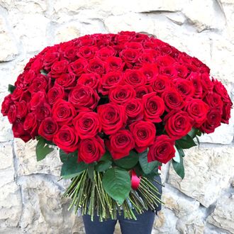 Букет из 201 красной розы