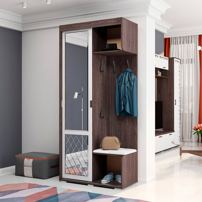 Прихожая Варда (1000*2180*440мм), ясень темный/белый