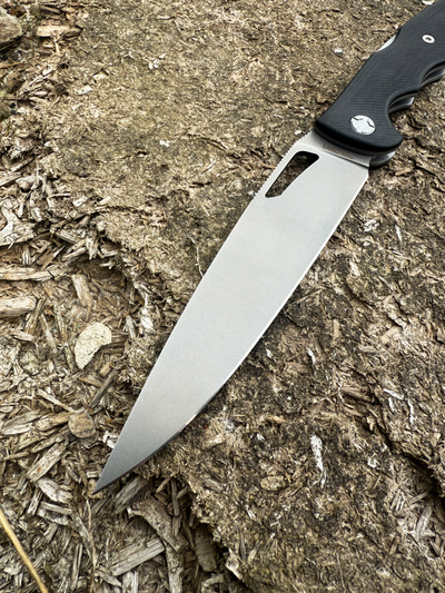 Складной нож Кайман XL сталь ELMAX, G10 "черный"