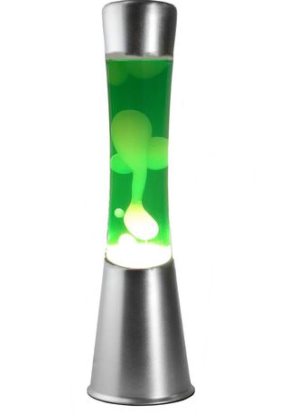 Лава лампа Зеленая/Желтая 41 см