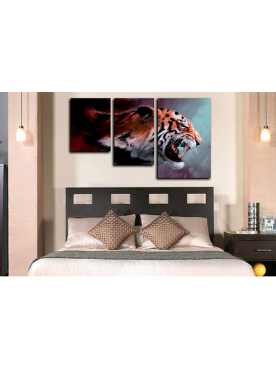 Модульная картина "Свирепость"
