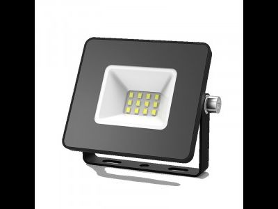 Светодиодный прожектор Gauss 10W (780LM) IP65 6500K 6K 78x60x27 черный 613100310P