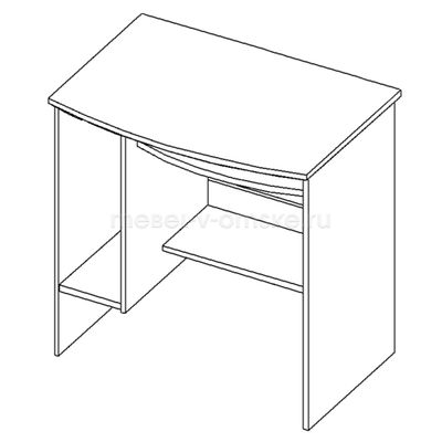 Стол компьютерный СТК-04Ф