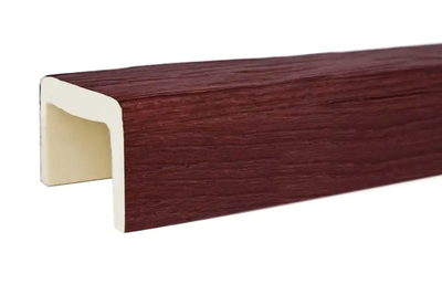 Декоративная балка из полиуретана Country Decor (WOOD LOOK) строганая М12 (120х60) вишня