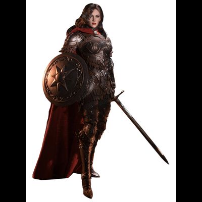 Королевская защитница в золотом - Коллекционная ФИГУРКА 1/6 scale Royal Defender - Golden (PL2020-172A) - TBLeague