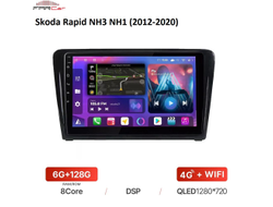 Штатная магнитола FarCar XL3043M для Skoda Rapid NH3 NH1 (2012-2020) на Android 12 (6gb/128gb/DSP/WiFi/4G/GPS/BT)