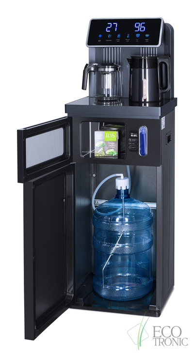 Кулер с чайным столиком Тиабар Ecotronic TB33-LNR UV dark grey
