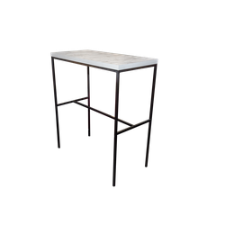 Барный стол с металлокаркасом и столешницей из ЛДСП