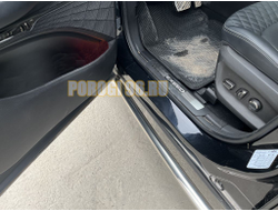Защита штатного порога труба d53 для CheryExeed TXL 2020-