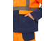 Костюм летний сигнальный Скандин куртка/полукомб. оранжевый/т.синий