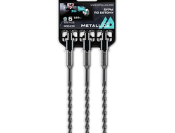 Буры по бетону SDS-plus METALLICA Optima 6х160/100 мм