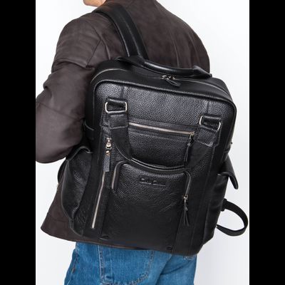 Кожаный рюкзак Corruda Premium black (арт. 3092-61)