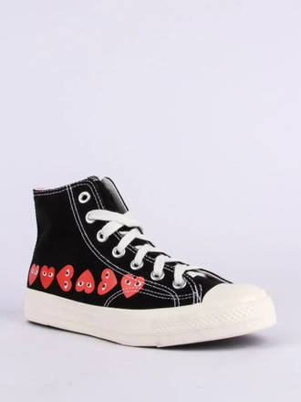 Кеды Converse Play Comme Des Garçons Love черные