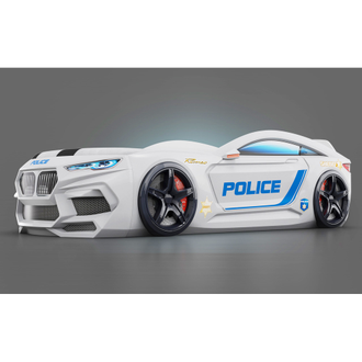 Кровать-машинка 3D "ROM - М" POLICE Multibrand (170х70) + 200 бонусов