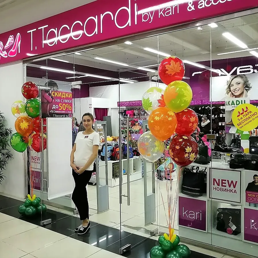 Оформление магазина Taccardi by Kari от шароМании