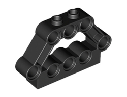Technic, Pin Connector Block 1 x 5 x 3, Black (32333 / 4141810 / 6271358)