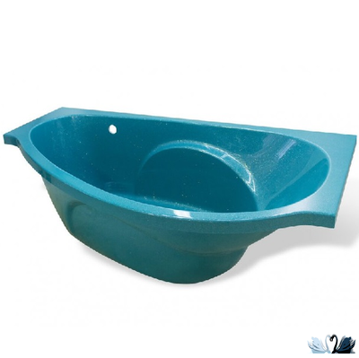 Ванна Эстет Грация 170 x 94 см, каменная правая, угловая, асимметричная