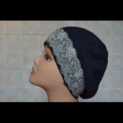 Берет с тесьмой Vizio 4813 коллекция беретов с тесьмой и кружевом Италия