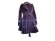 Меховая шуба цвет сиреневый модель 101