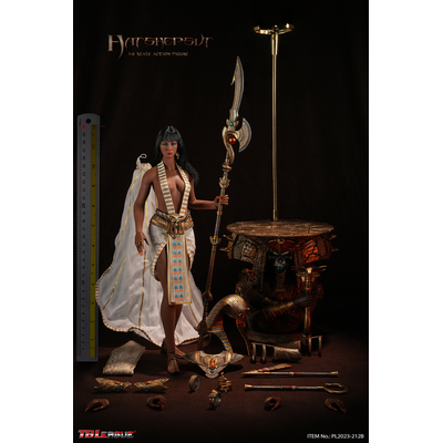 Египетская царица Хатшепсут (в белом)  - Коллекционная ФИГУРКА 1/6 scale Hatshepsut (PL2023-212B) - TBLeague