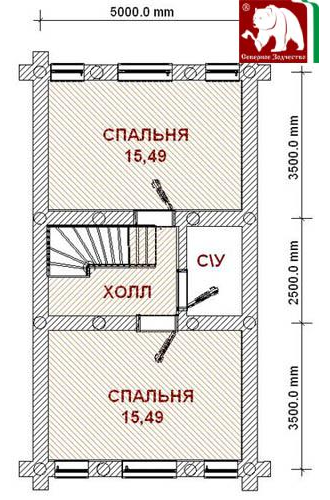 Проект 3-35, 166 кв.м., 7*17