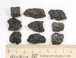 Магнетит необработанный "дикий" образец в ассортименте, Россия (15-25 мм, 4-5 г) №36105