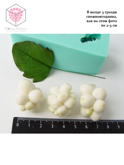 Молд "Грозди снежноягодника"