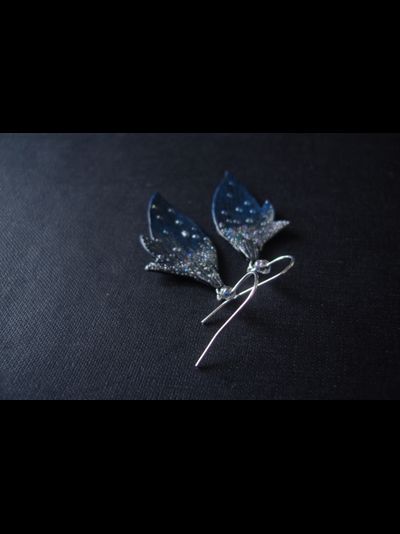 Серьги с крылышками феи Грёз