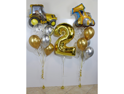 Сет из шаров для мальчика "Техника"