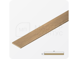 Латунная декоративная полоса 10 мм. брашированная