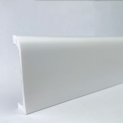 Плинтус напольный ПЛ 16 80-19 Белый жасмин