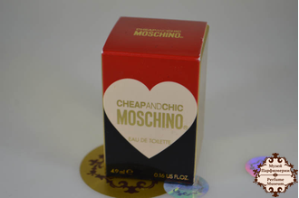 Moschino Cheap and Chic | Москино EDT парфюм миниатюра 4.9ml, интернет магазин духов