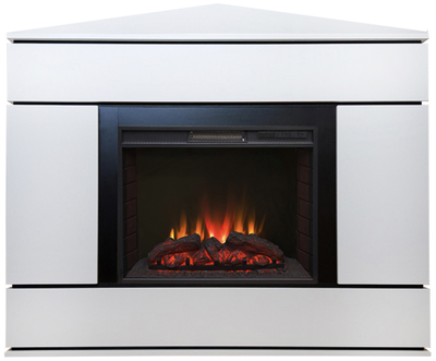 Угловой электрокамин Харис WT с очагом Sparta 25.5 LED