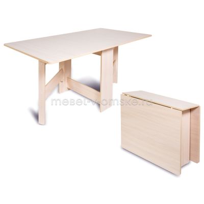 ШМ103 Стол обеденный Бабочка. Размеры:310/1670х740х900..