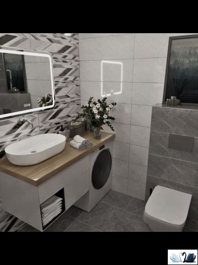 Плитка Belani Верди белая 30х60 см, для стен, Береза керамика